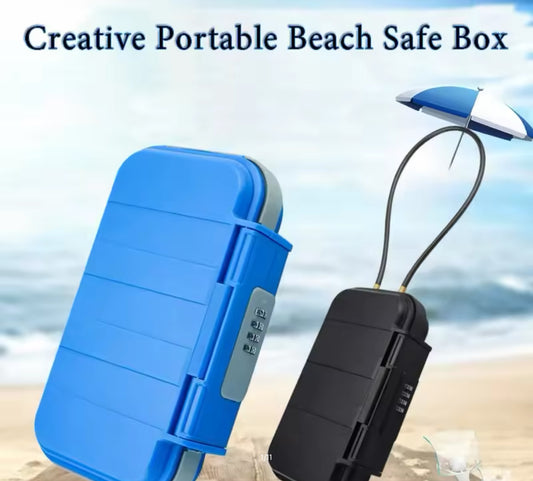 Tragbarer Safe - Strand Safe mit Zahlencode