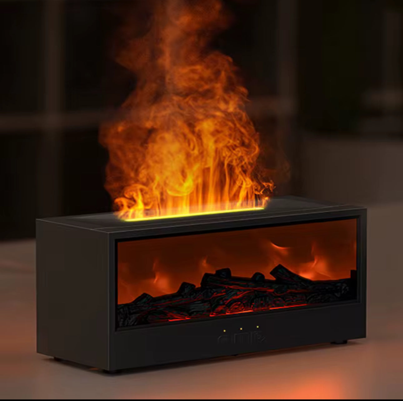 Aroma Diffusor mit LED Kamin und Fernbedienung